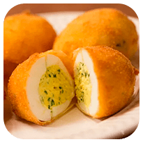 Ovo Recheado Empanado